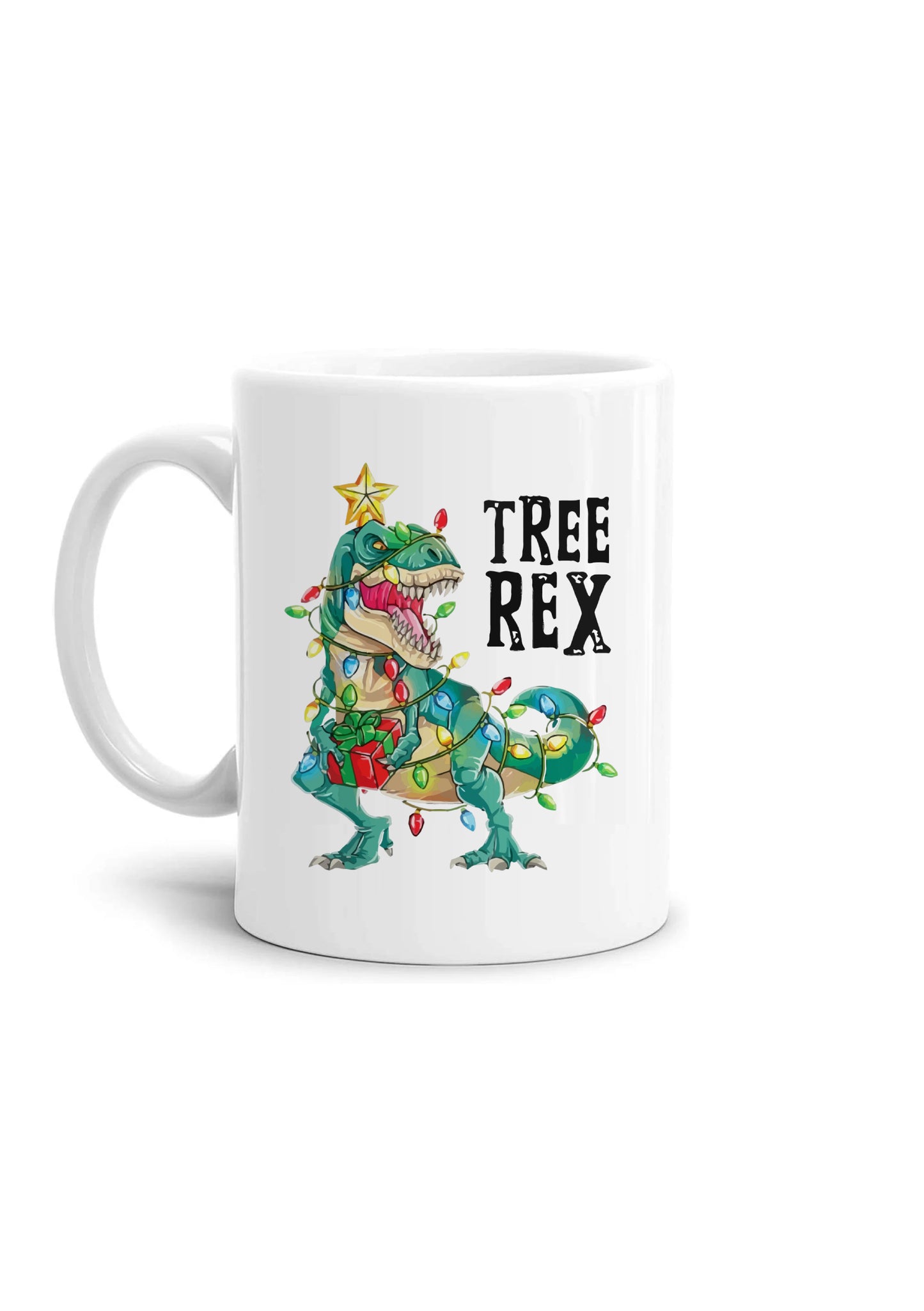 tazza Mug- tree rex dinosauri natale