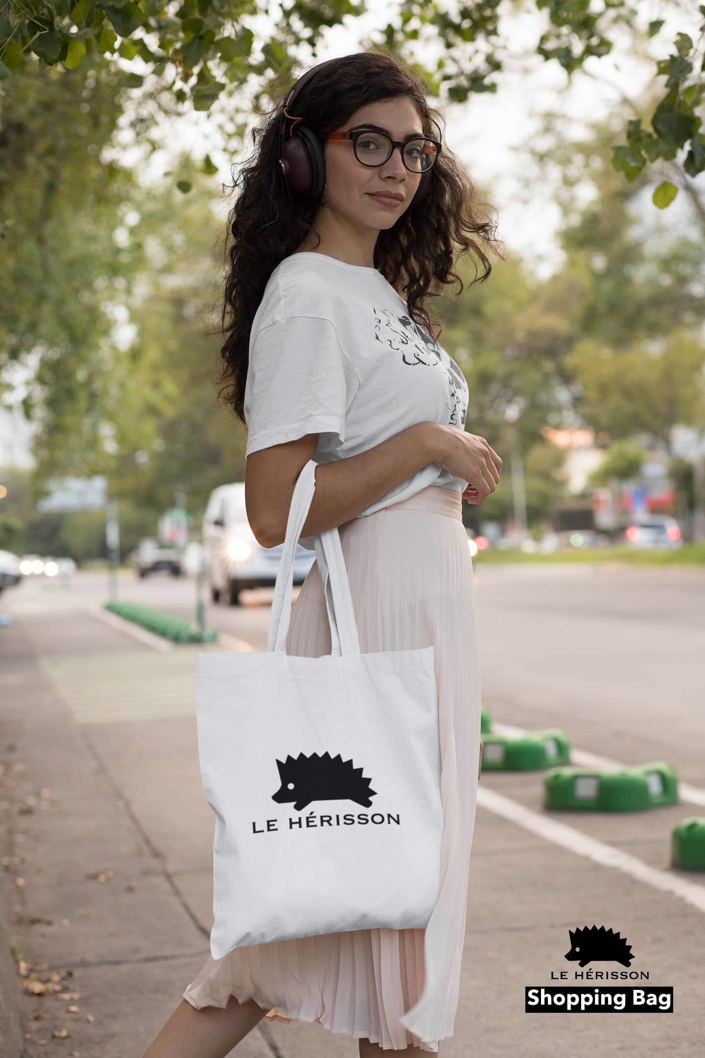 borsa shopping bag- di una donna mi colpiscono gli occhi