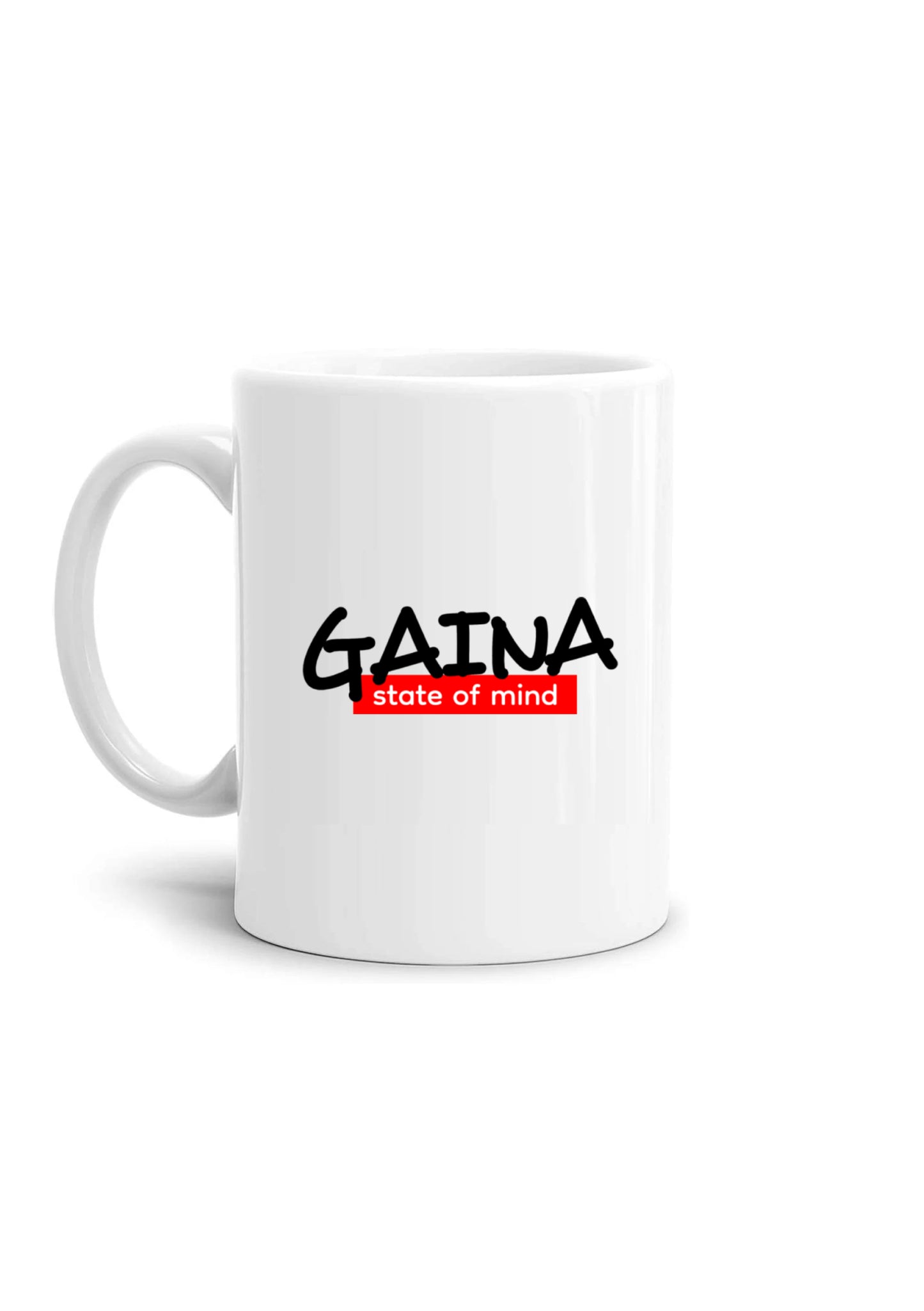 Mug-gaina state of mind social influencer mug