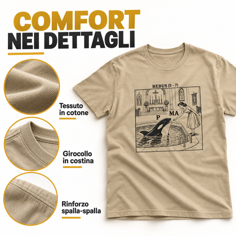 maglietta t-shirt- rebus maleducato