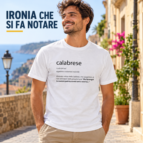 Calabrian dictionary t-shirt native inhabitant of Calabria