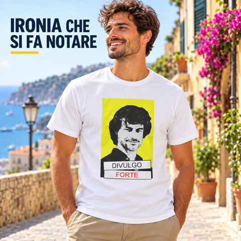 t-shirt t-shirt-alberto angela I spread loudly
