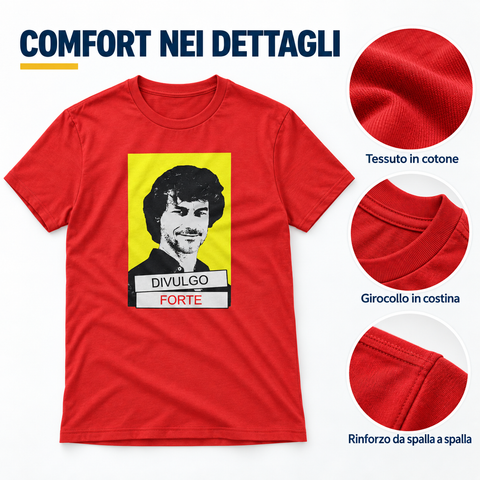 t-shirt t-shirt-alberto angela I spread loudly