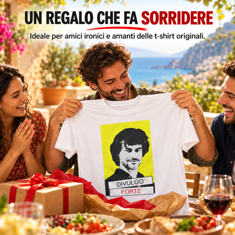 t-shirt t-shirt-alberto angela I spread loudly