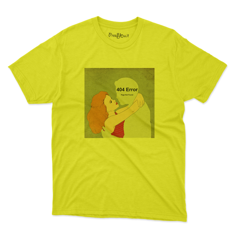 maglietta t-shirt- assenza di amore error 404 page not found
