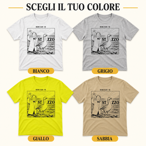 maglietta t-shirt- rebus buongiorno cosa