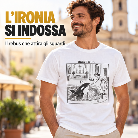 maglietta t-shirt- rebus maleducato