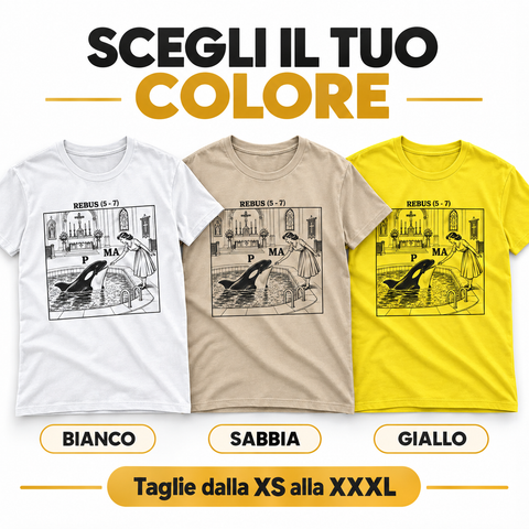maglietta t-shirt- rebus maleducato
