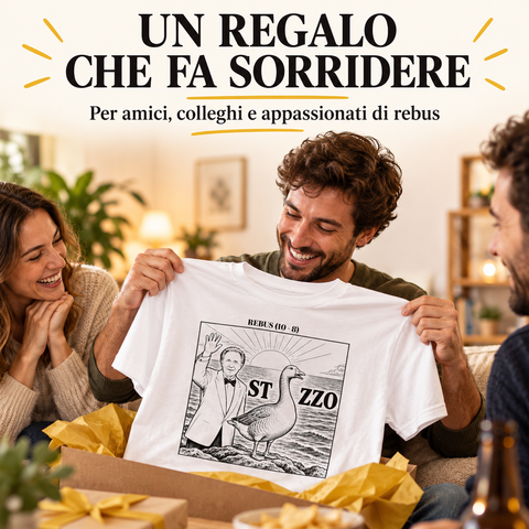 maglietta t-shirt- rebus buongiorno cosa