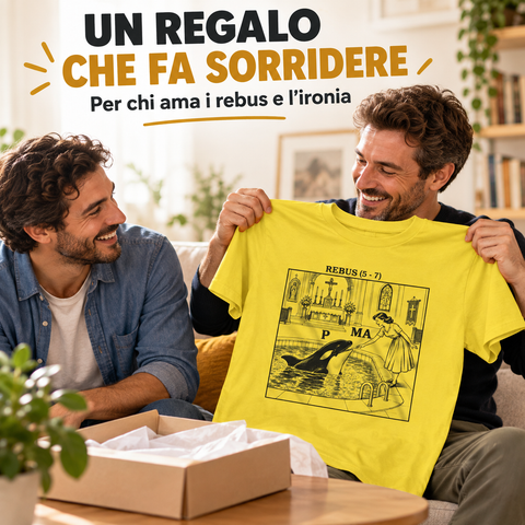 maglietta t-shirt- rebus maleducato