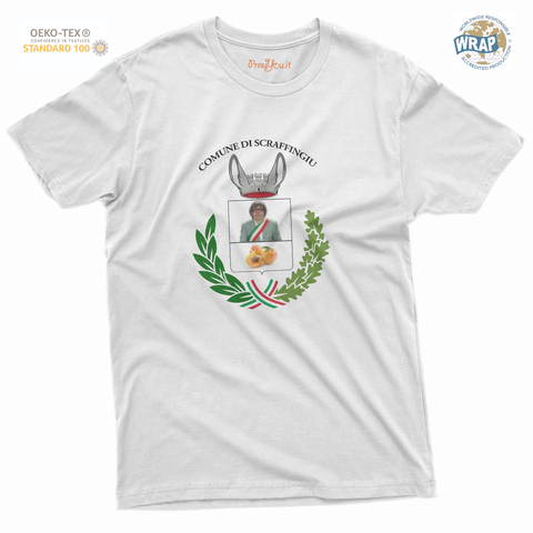 Maglietta Ufficiale Comune di Scraffingiu -Approvato dal Sindaco di Scraffingiu