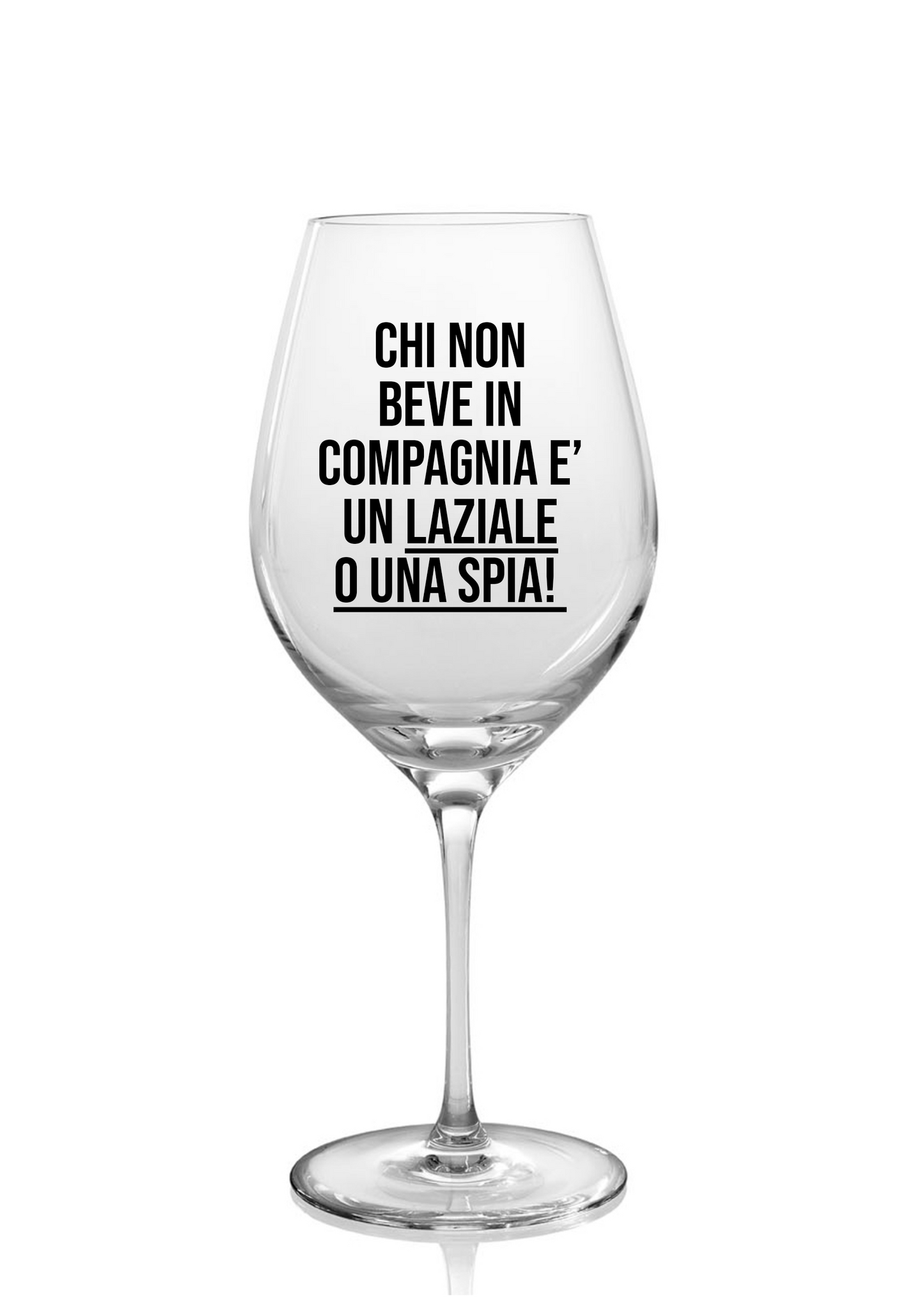 calice - chi non beve in compagnia è un laziale o una spia