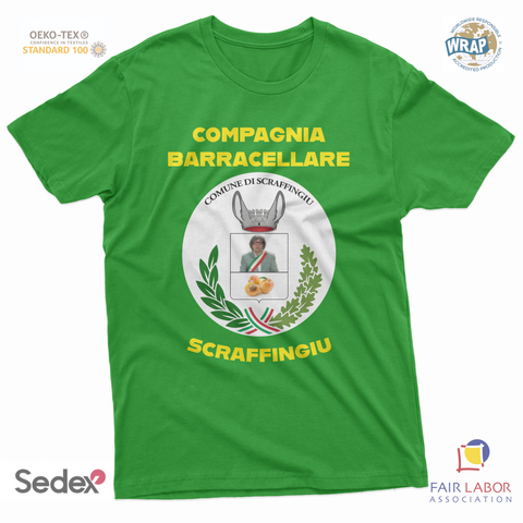 Maglietta Ufficiale Comune di Scraffingiu - Compagnia Barracellare - Approvata dal Sindaco di Scraffingiu