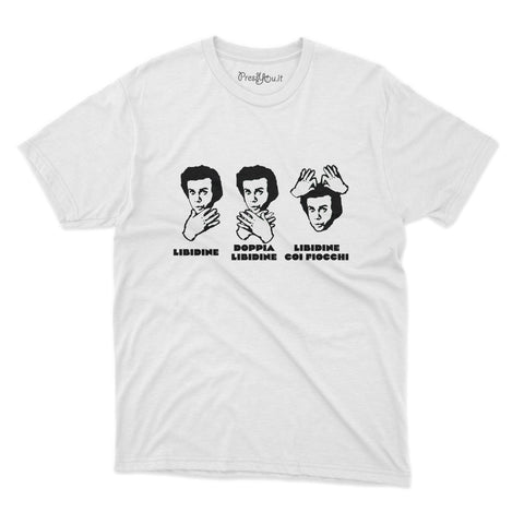 maglietta t-shirt- libidine coi fiocchi