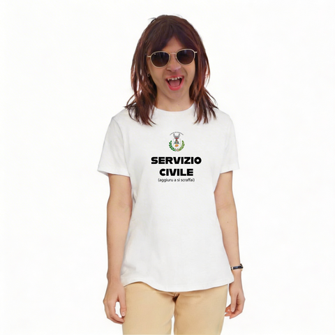 Maglietta Ufficiale Comune di Scraffingiu - Servizio Civile - Approvato dal Sindaco di Scraffingiu
