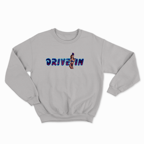 felpa con girocollo unisex- programma televisivo italiano anni 80° drive 20250091