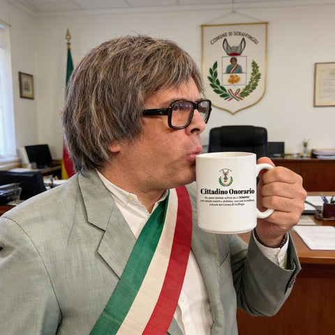 Tazza Ufficiale Comune di Scraffingiu - Cittadino Onorario - Approvato dal Sindaco di Scraffingiu