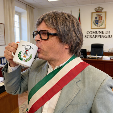 Tazza Ufficiale Comune di Scraffingiu - Approvato dal Sindaco di Scraffingiu