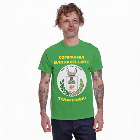 Maglietta Ufficiale Comune di Scraffingiu - Compagnia Barracellare - Approvata dal Sindaco di Scraffingiu