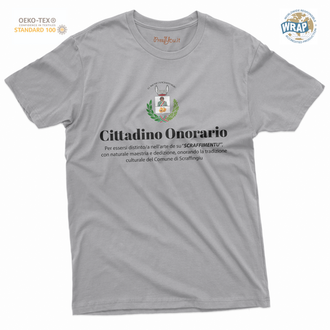 Maglietta Ufficiale Comune di Scraffingiu - Cittadino Onorario - Approvato dal Sindaco di Scraffingiu