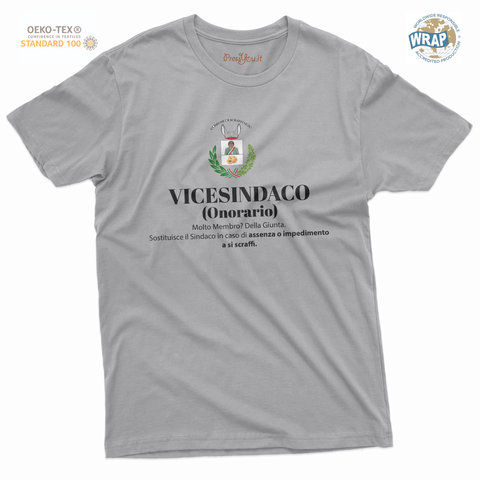 Maglietta Ufficiale Comune di Scraffingiu - Vicesindaco Onorario - Approvato dal Sindaco di Scraffingiu