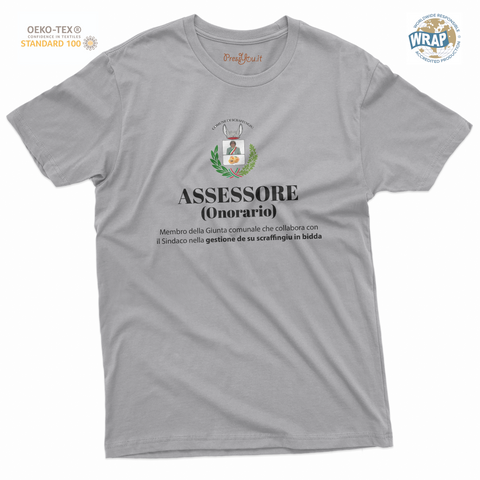 Maglietta Ufficiale Comune di Scraffingiu - Assessore Onorario - Approvato dal Sindaco di Scraffingiu