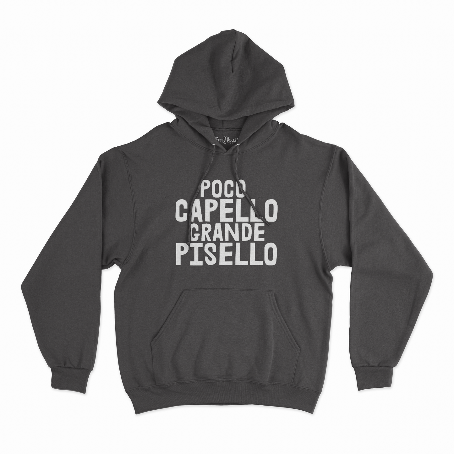 felpa con cappuccio unisex- poco capello grande pisello