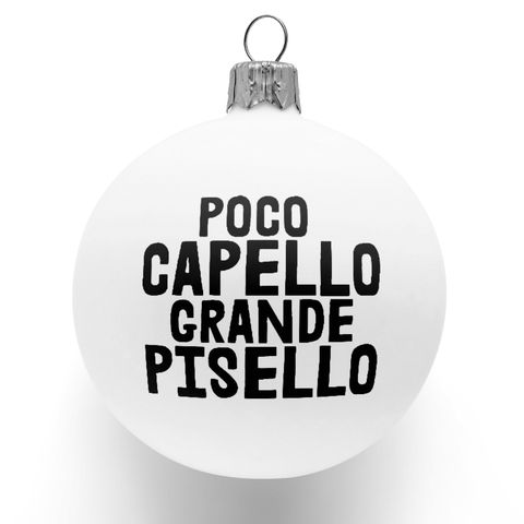 3 Palle di natale - Poco capello grande pisello