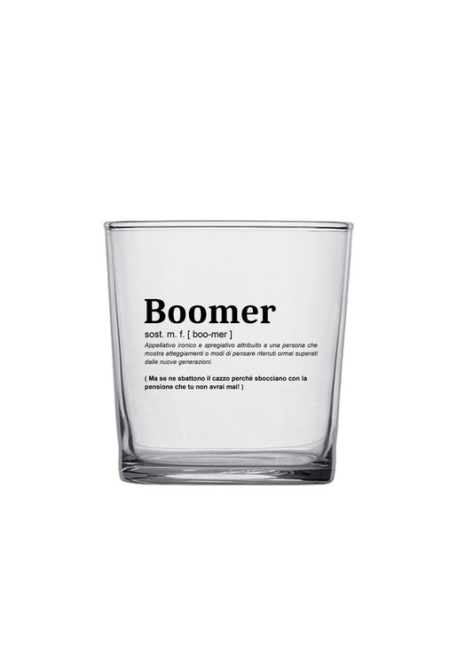 bicchiere - dizionario boomer
