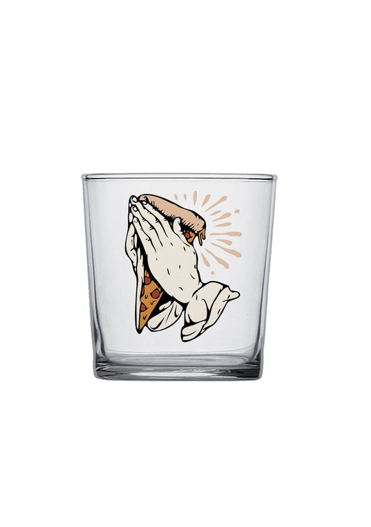 bicchiere - pizza preghiera