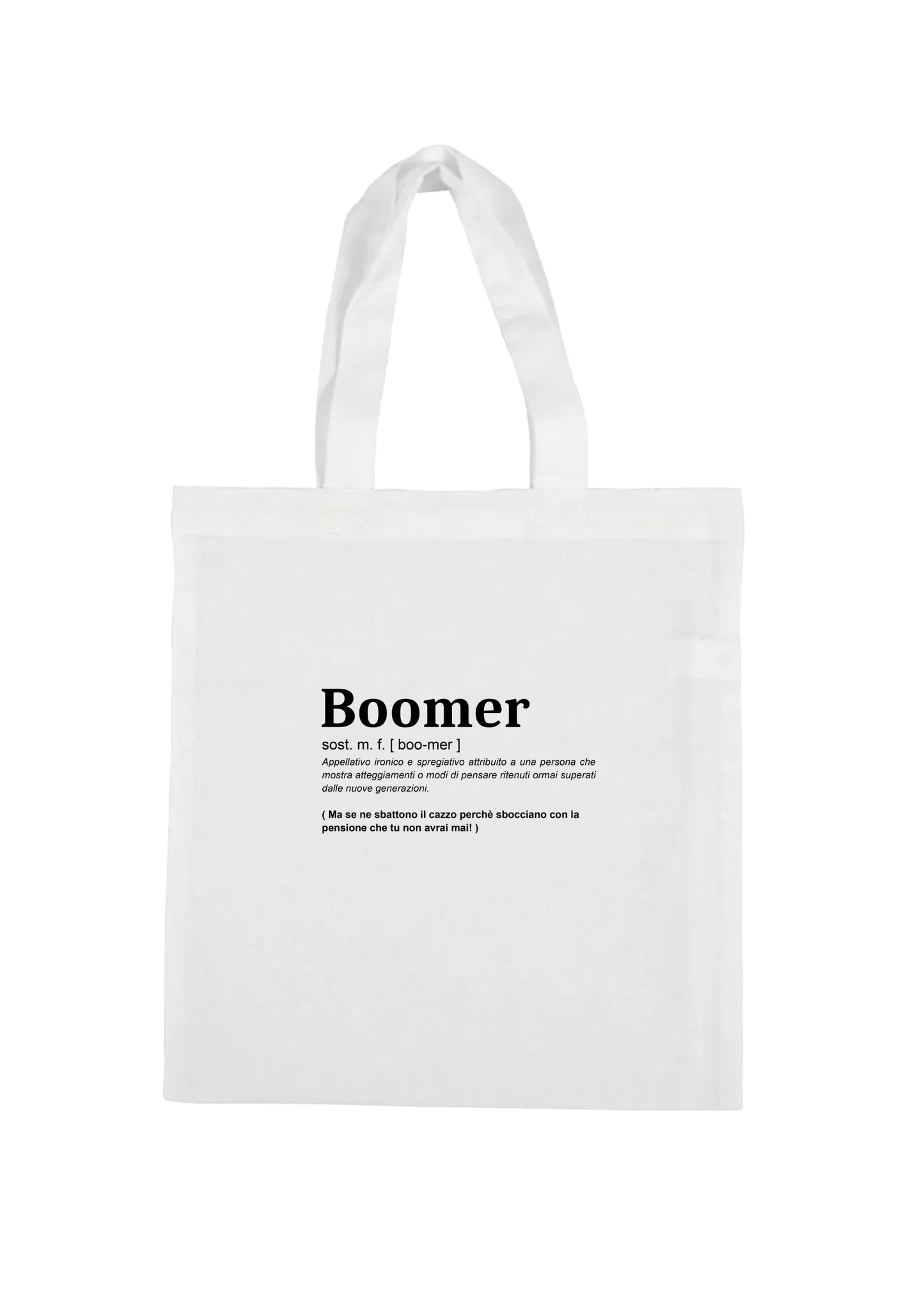 borsa shopping bag- boomer dizionario