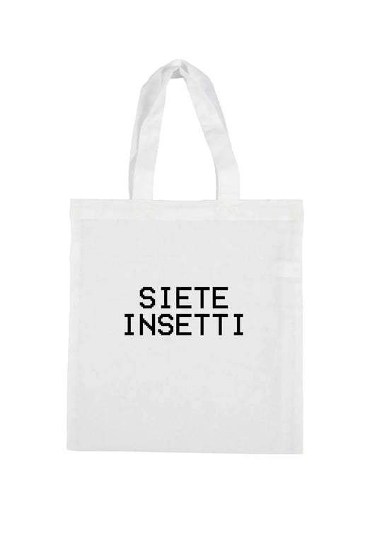 borsa shopping bag- siete insetti