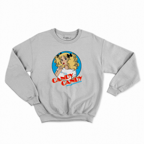 felpa con girocollo unisex- only candy new generation