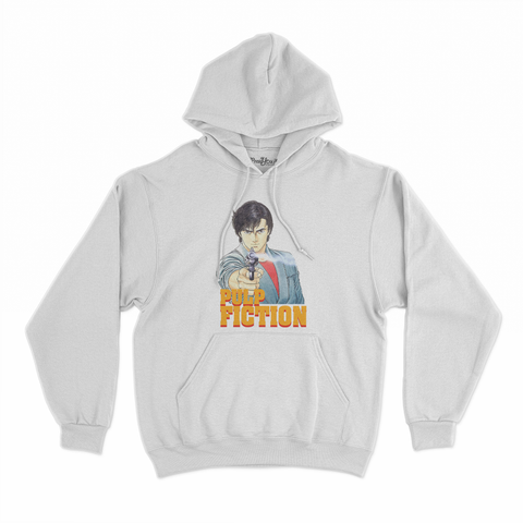felpa con cappuccio unisex- pulp hunter manga