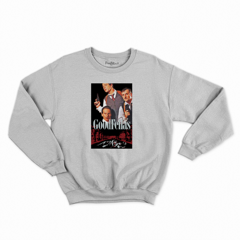 felpa con girocollo unisex- quei bravi ragazzi aldo e giovanni rit