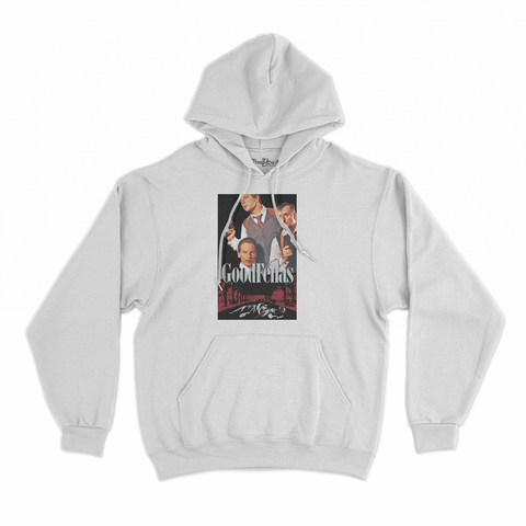 felpa con cappuccio unisex- quei bravi ragazzi aldo e giovanni rit