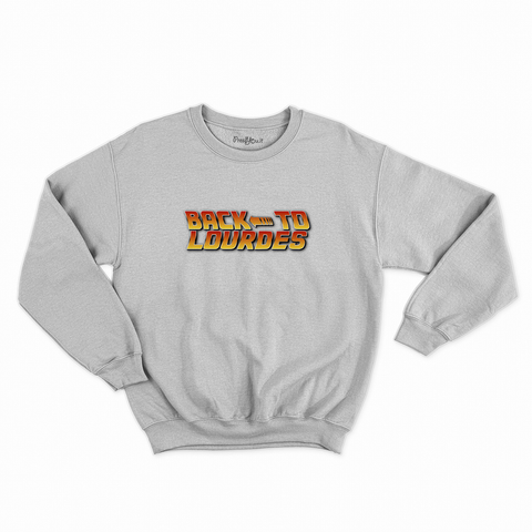 felpa con girocollo unisex- back to the lourdes