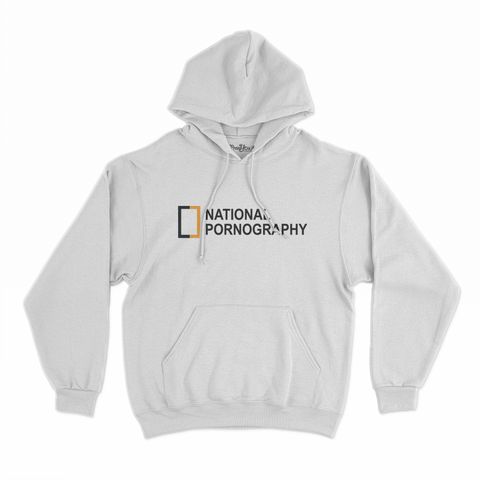 felpa con cappuccio unisex- national pornography