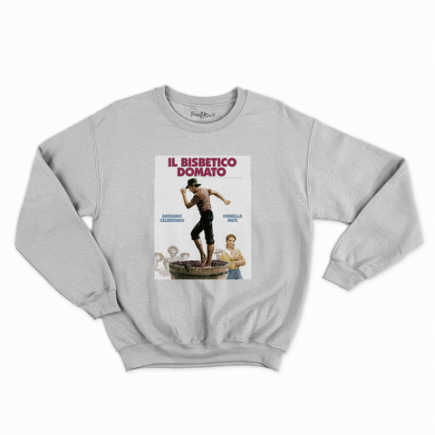 felpa con girocollo unisex- il bisbetico
