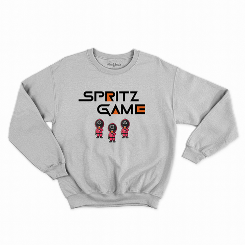 felpa con girocollo unisex- spritz game it's time to drink 2