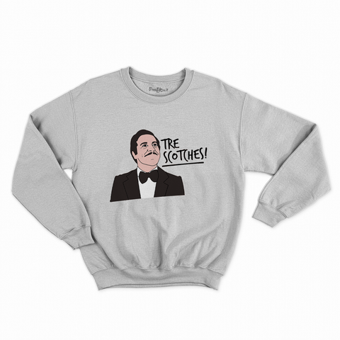 felpa con girocollo unisex- tre scotches