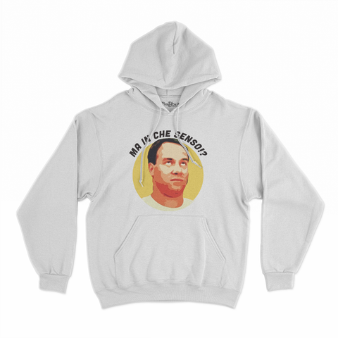 felpa con cappuccio unisex- mimmo ma in che senso