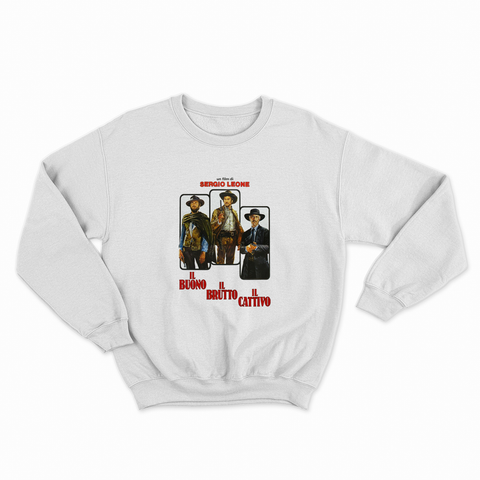 felpa con girocollo unisex- il buono western