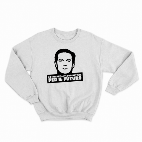 felpa con girocollo unisex- ho interessanti prospettive per il futuro