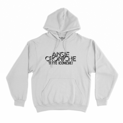 felpa con cappuccio unisex- anzie croniche tette iconiche