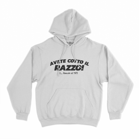 felpa con cappuccio unisex- avete cotto il razzo nera