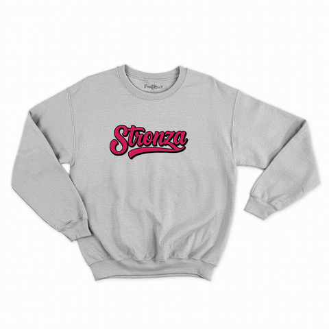 felpa con girocollo unisex- stronza