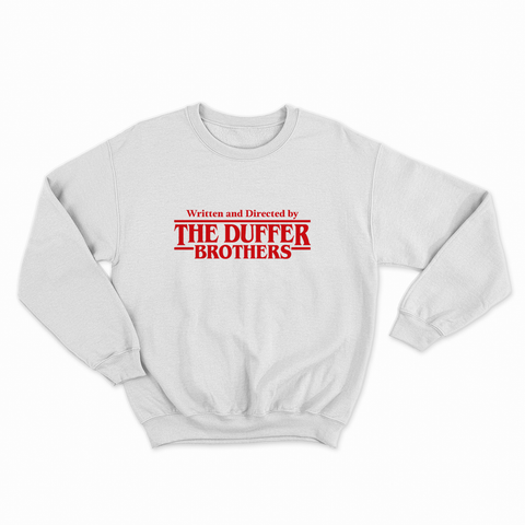 felpa con girocollo unisex- written and directed by the d brothers