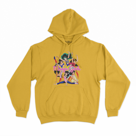 felpa con cappuccio unisex- manga girls