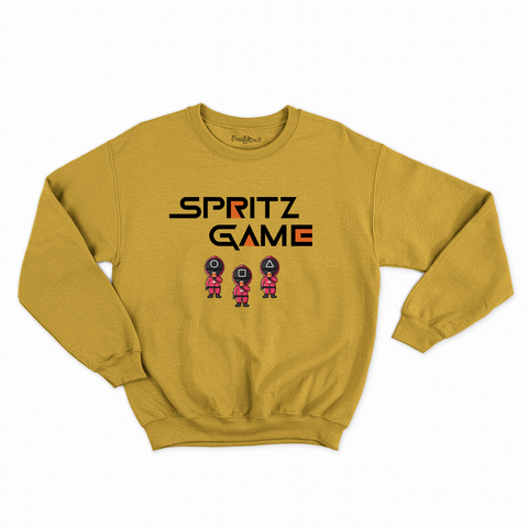 felpa con girocollo unisex- spritz game it's time to drink 2